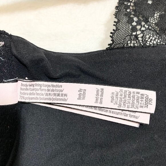 Victoria's Secret lace racerback front clasp full coverage underwire bra - 32DDD - Picture 7 of 7